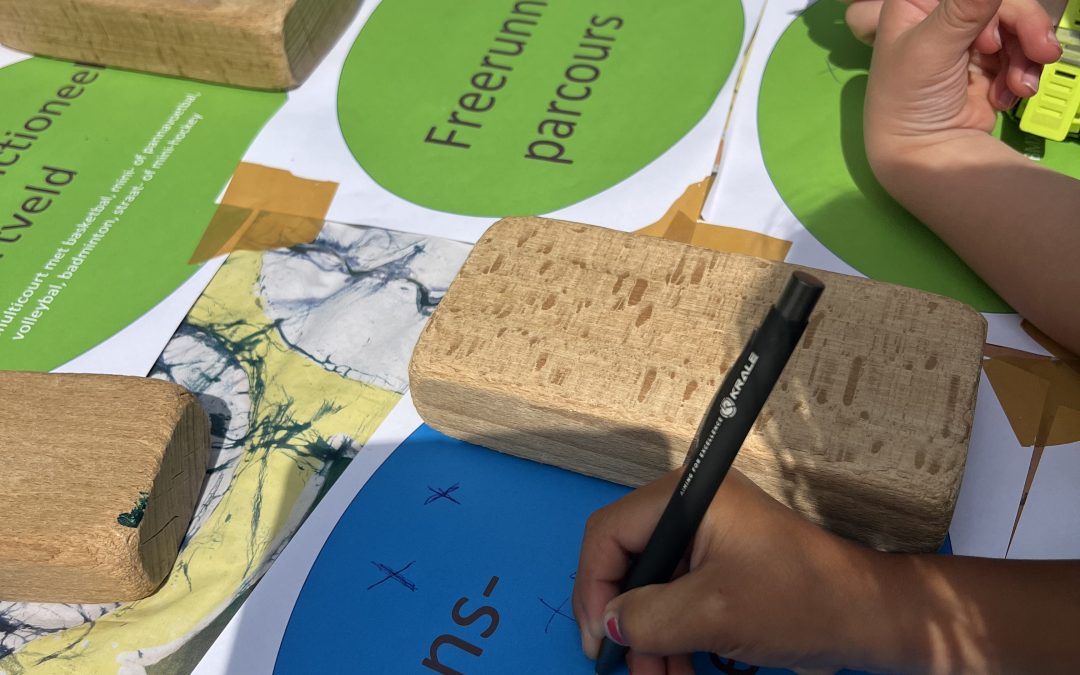 Kinderen denken enthousiast mee met plannen nieuw sportpark